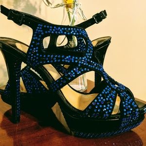 Blue crystal platform beauties!